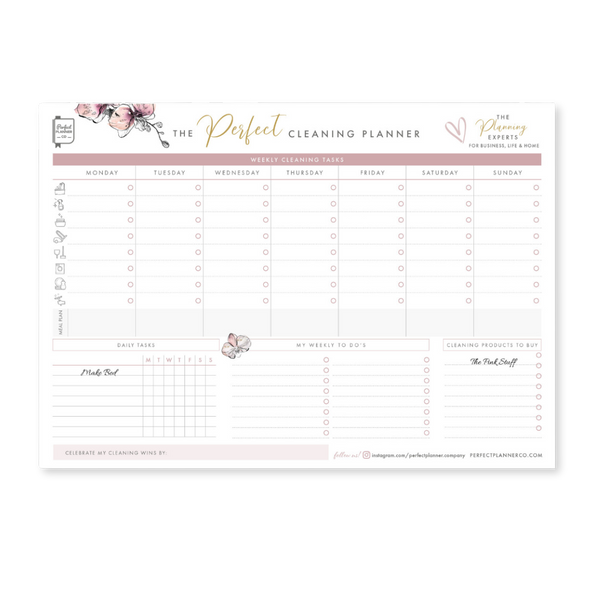 Cleaning Planner Desk Pad image 0