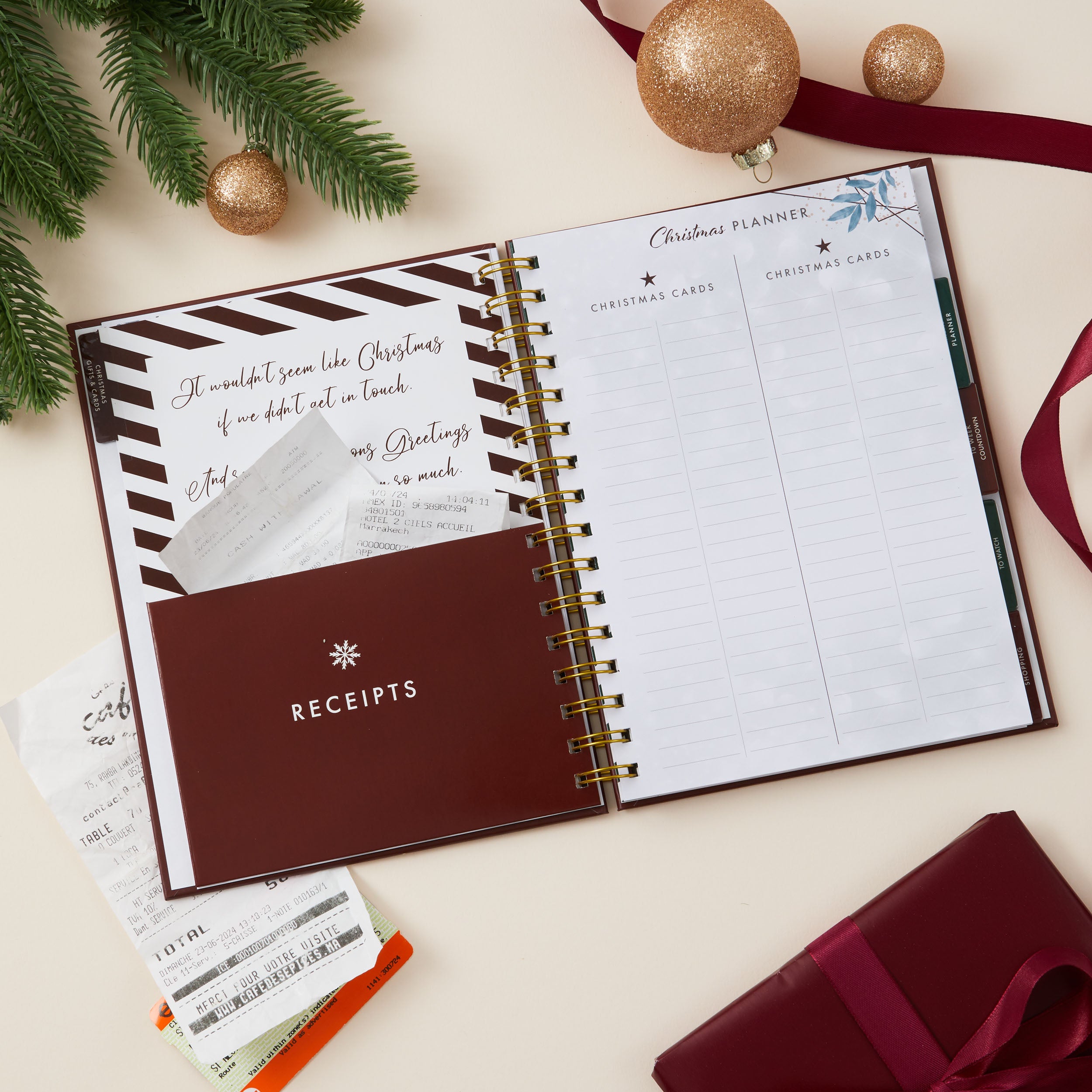 Christmas Planner - Mulberry image 2