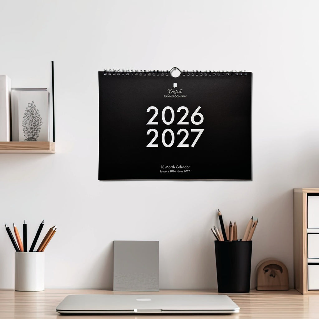 Wall Calendar 2026-2027 - Black image 4