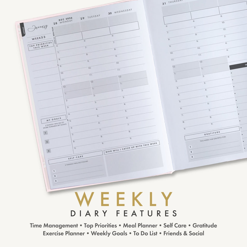 2027 Productivity Planner - SERENITY