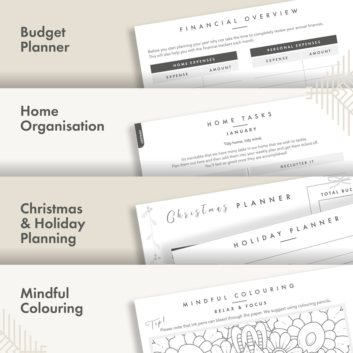 2027 Productivity Planner - AMBITION