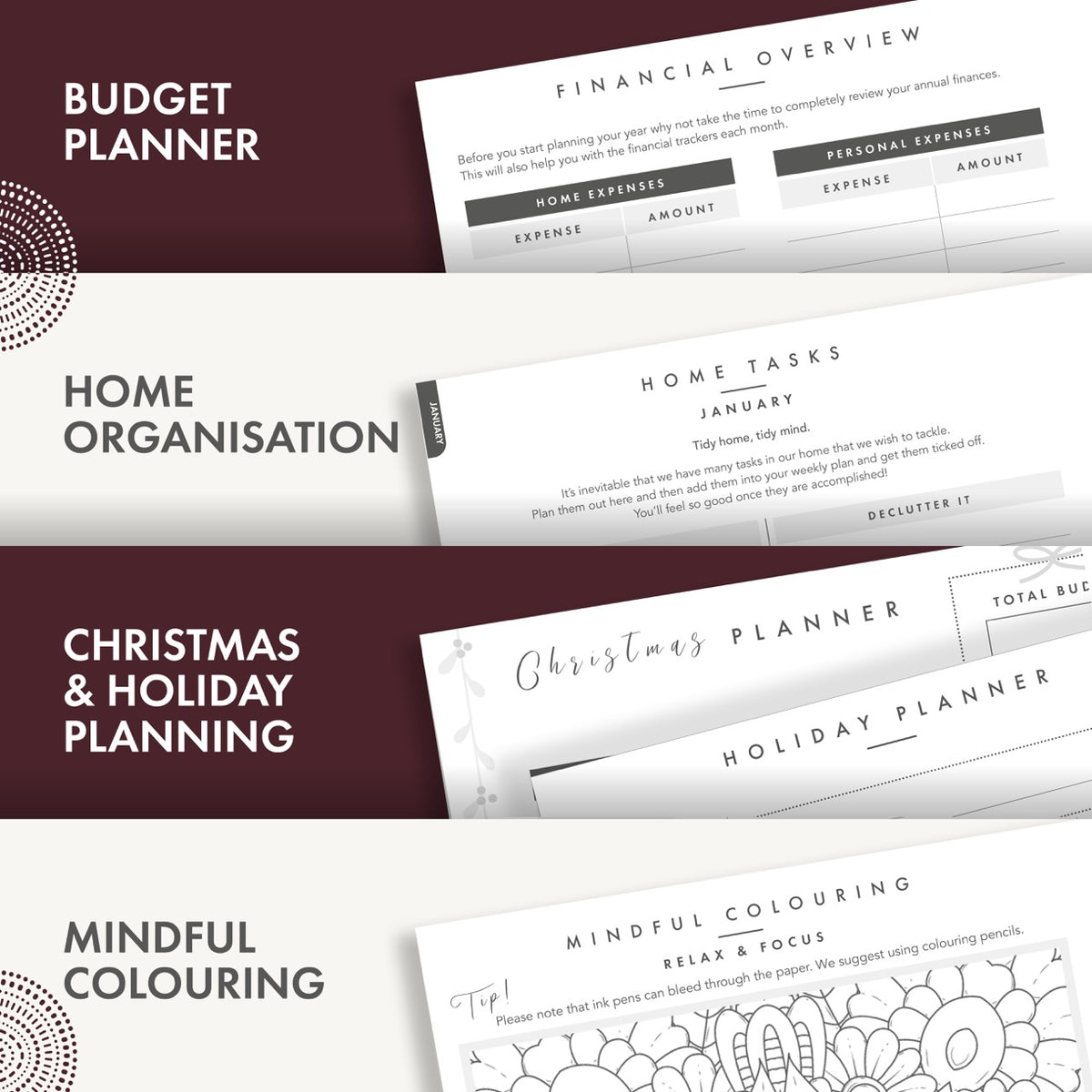 2027 Productivity Planner - RADIANCE