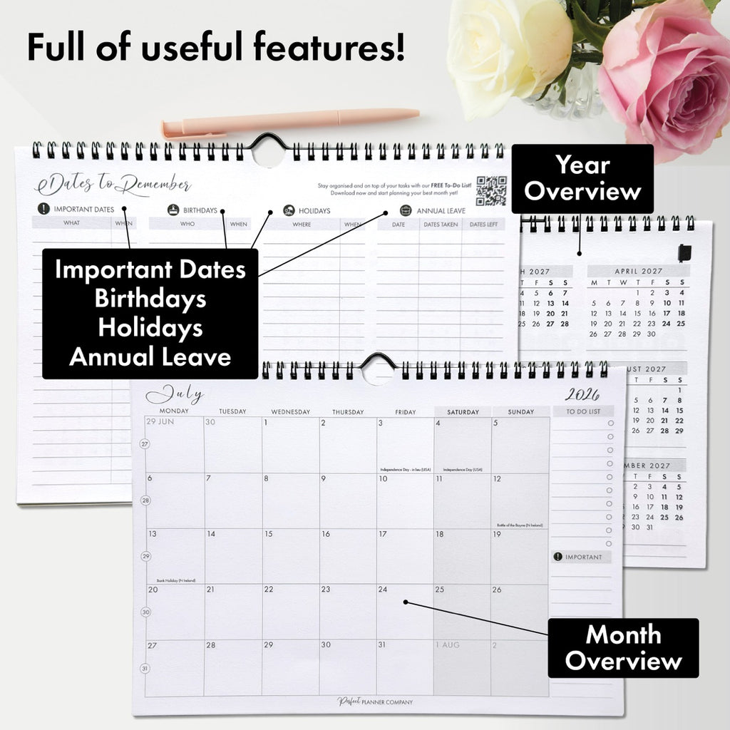 Wall Calendar 2026-2027 - Organised Chaos image 3