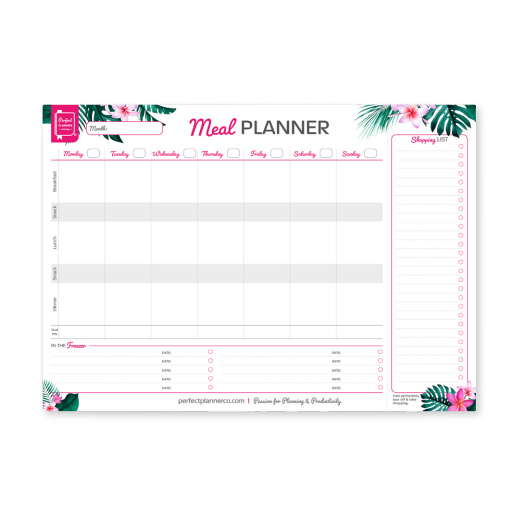Meal Planner Desk Pad image 0