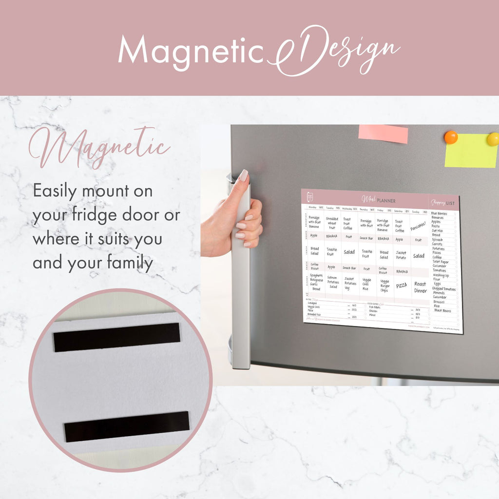 Meal Planner Magnetic Pad - Dusky image 3