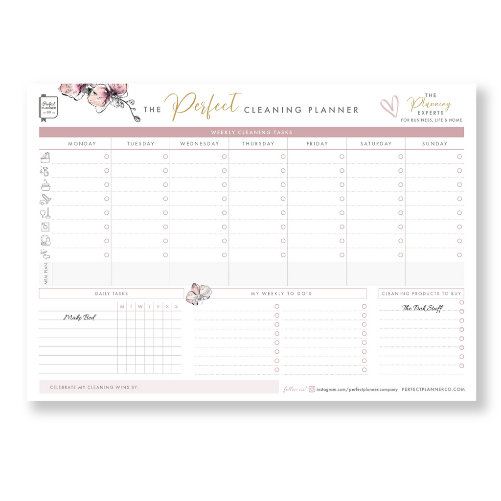 Cleaning Planner Desk Pad image 1