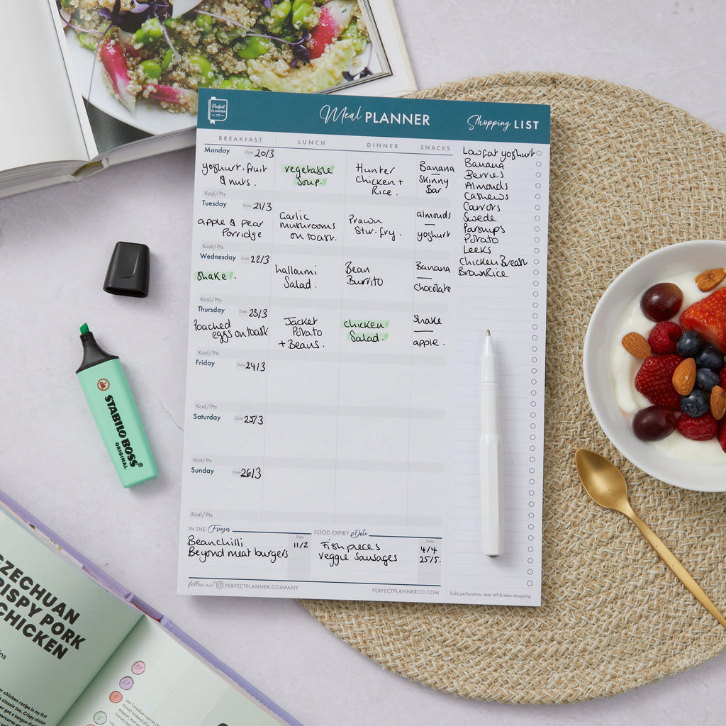 Meal Planner Magnetic Pad - Teal image 3