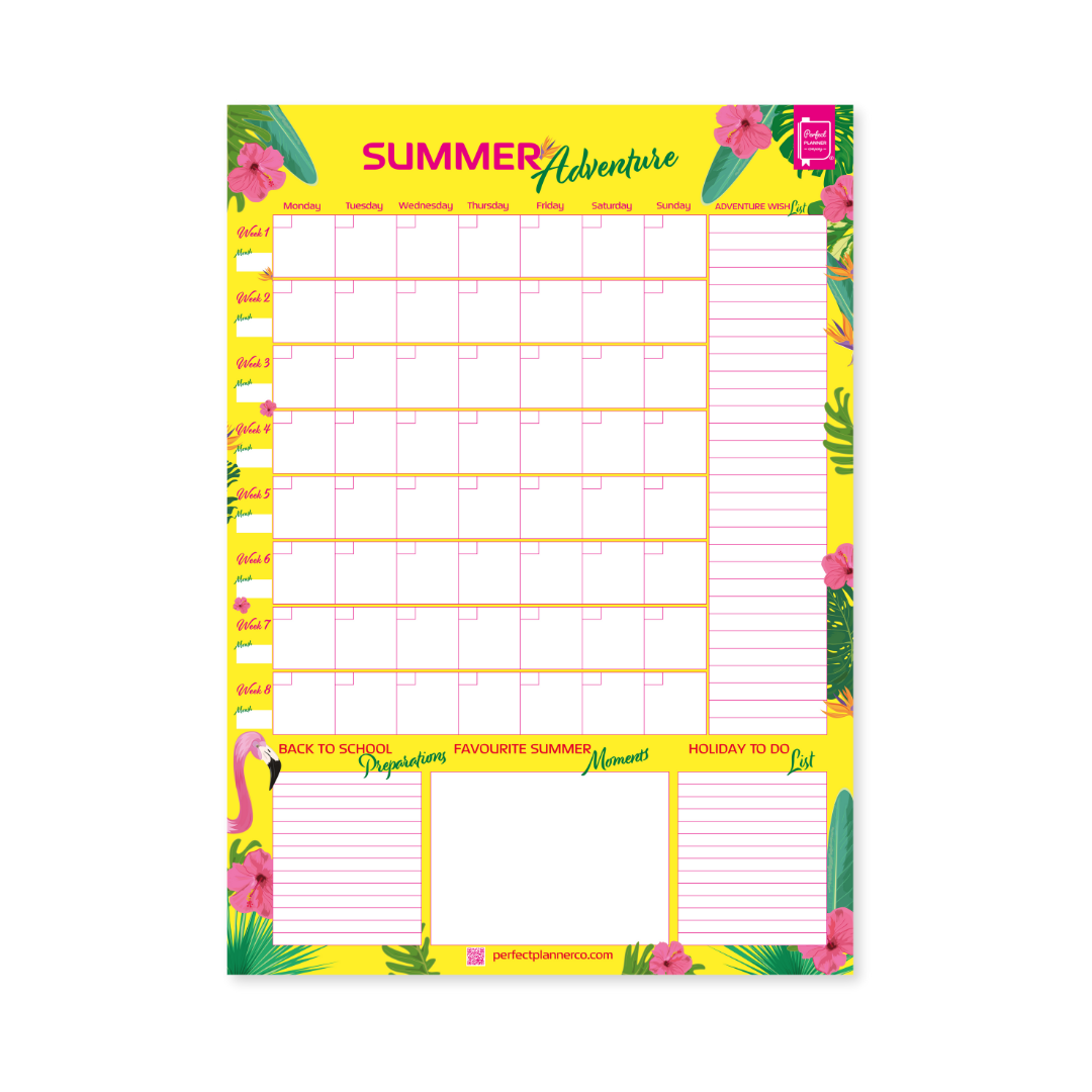 Summer Adventure Wall Planner image 0