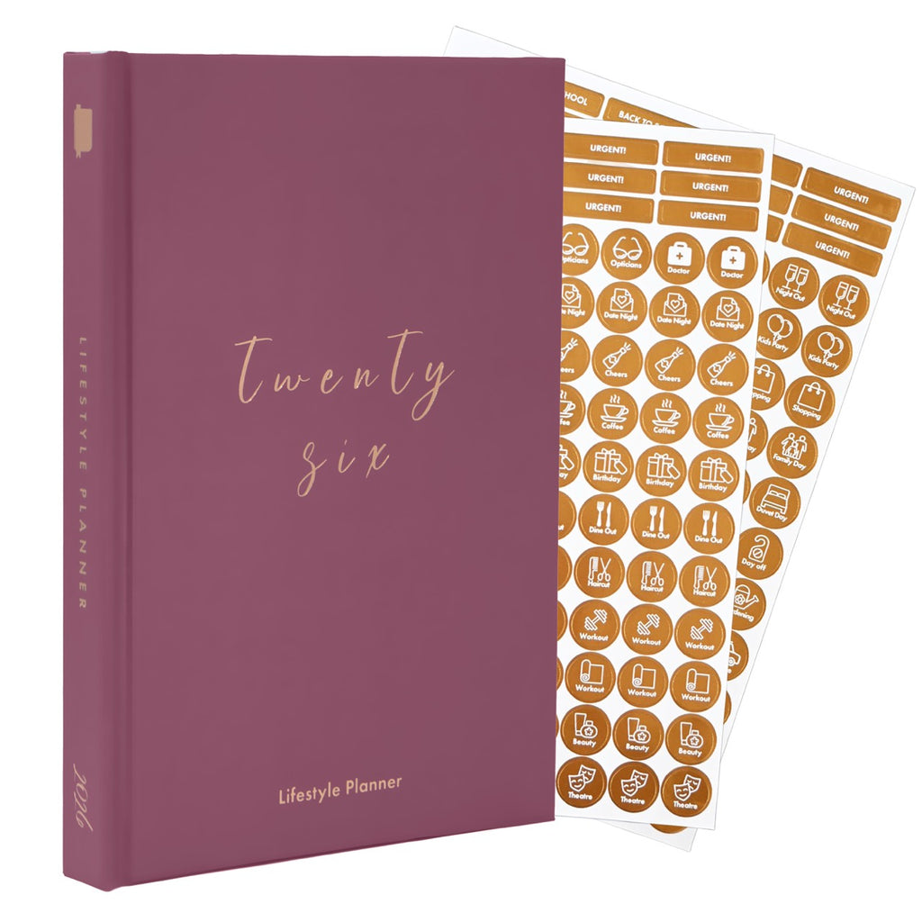 2026 Productivity & Lifestyle Planner - Mauve - SOLD OUT image 1