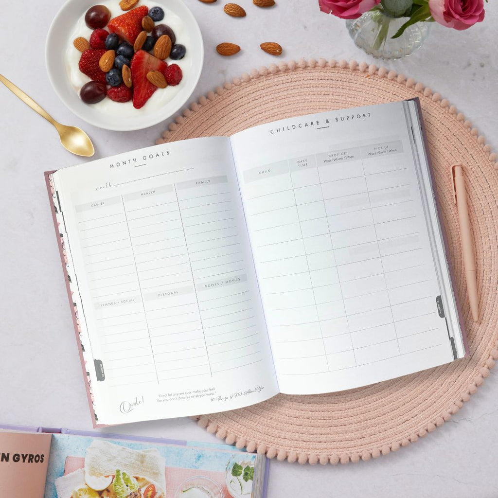 Undated Family and Lifestyle Planner - Orchid image 5
