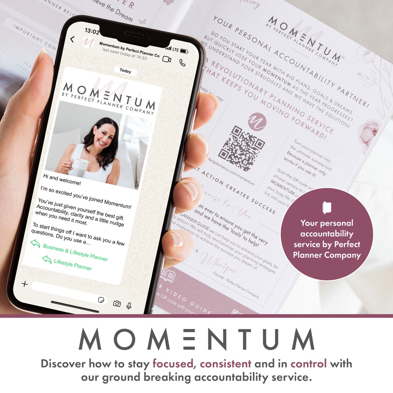 2026 Productivity & Lifestyle Planner - Mauve - SOLD OUT image 5