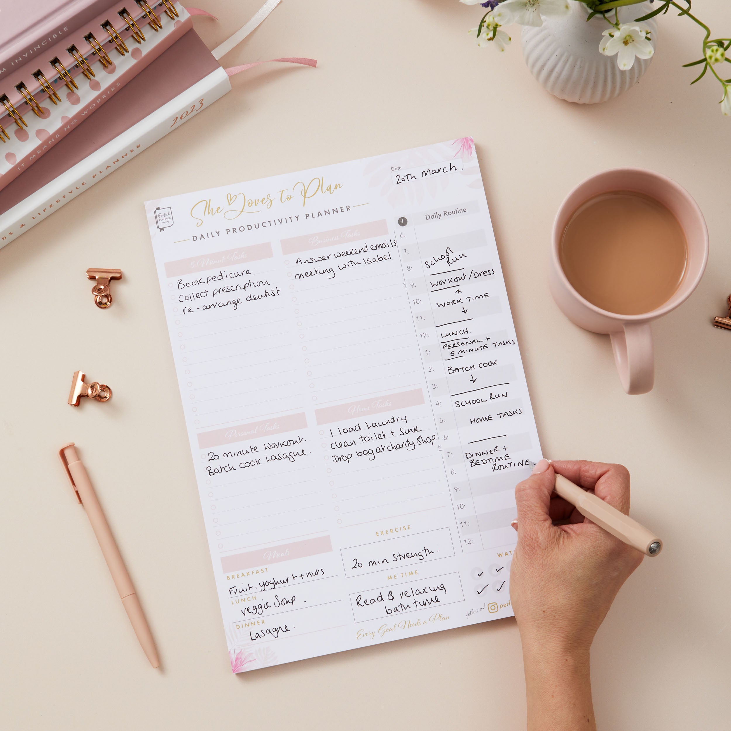 Daily Productivity Desk Pad image 1