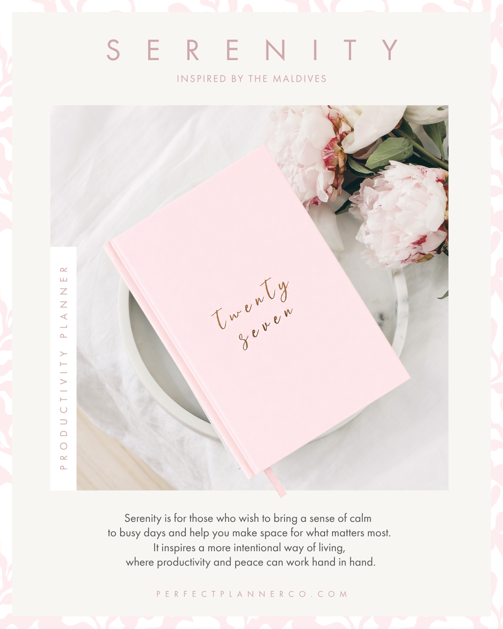 2027 Productivity Planner - SERENITY