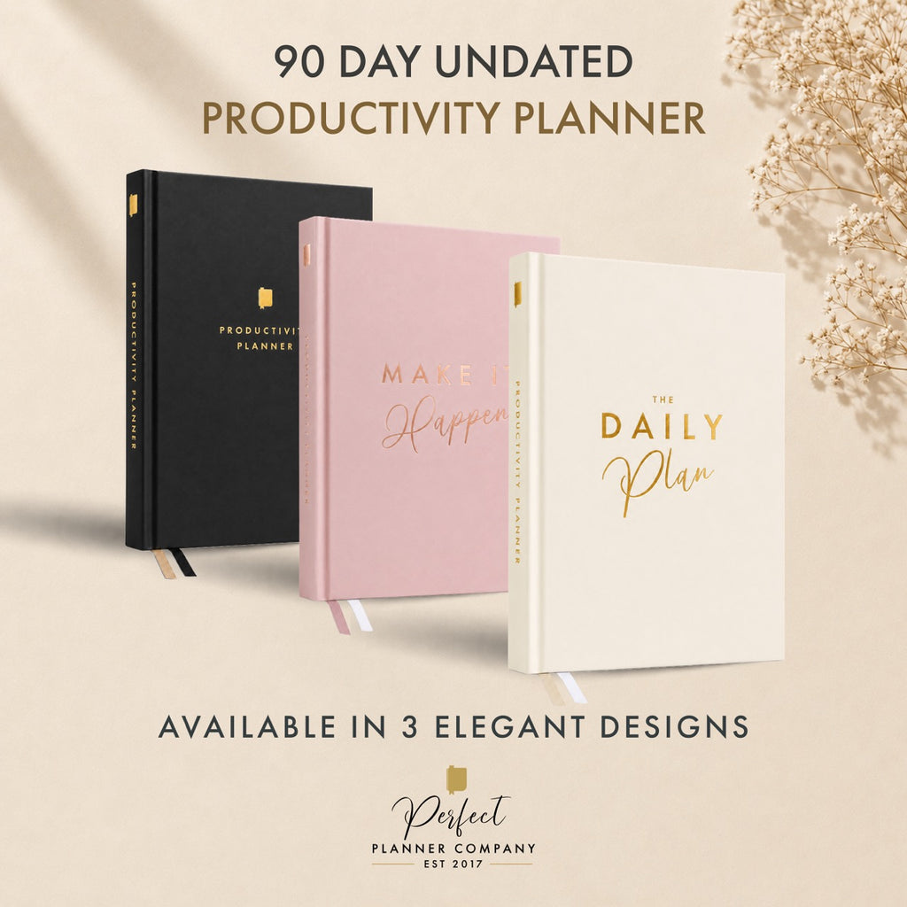 90 Day Productivity Planner - Undated - DUSKY