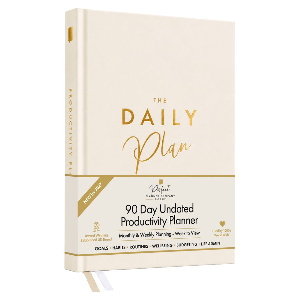90 Day Productivity Planner - Undated - SAND