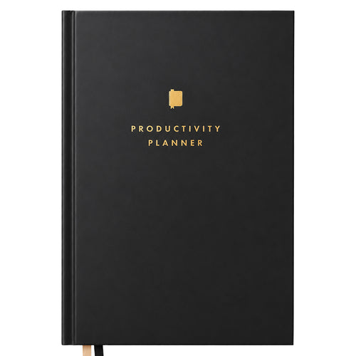 90 Day Productivity Planner - Undated - BLACK