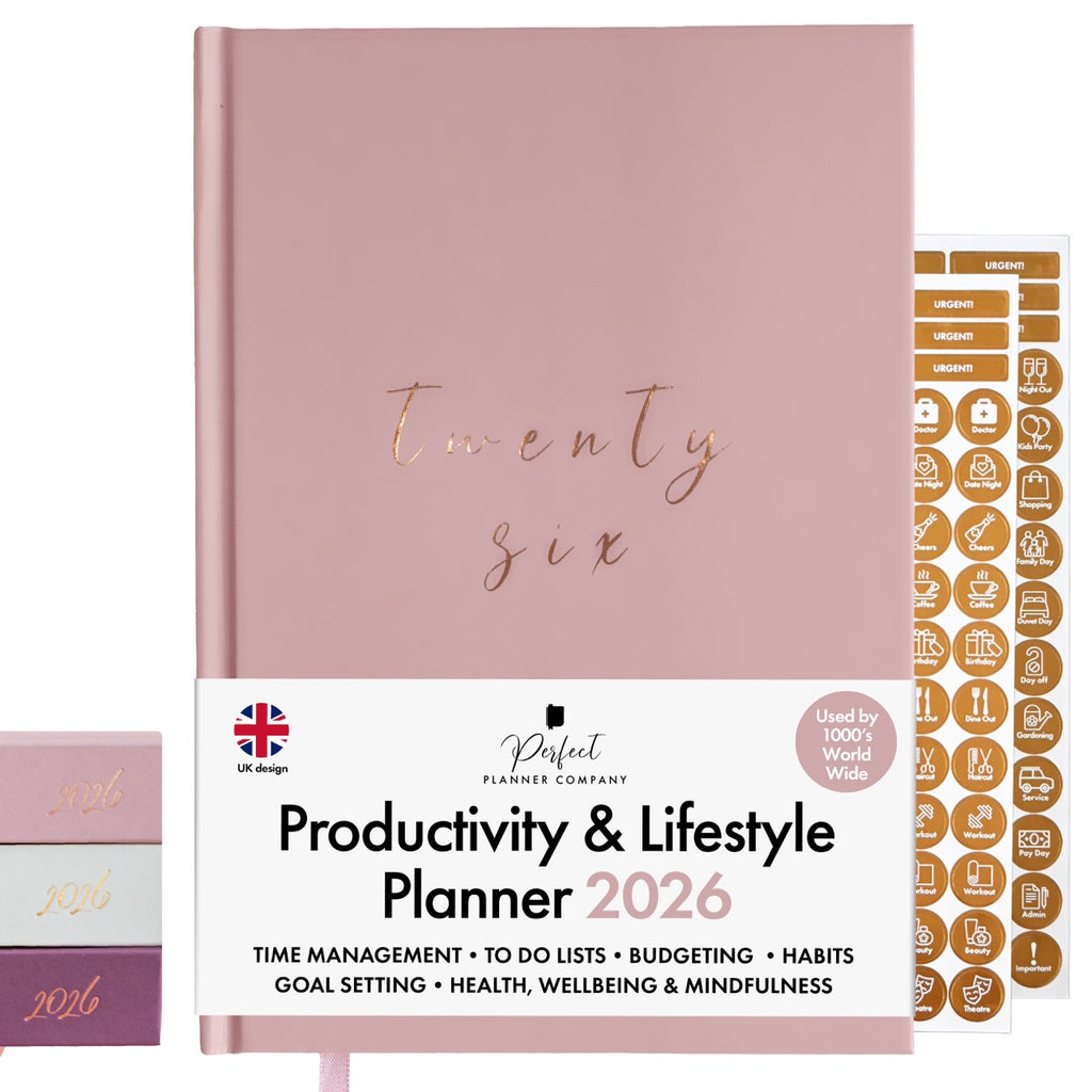 2026 Productivity & Lifestyle Planner - Dusky image 0
