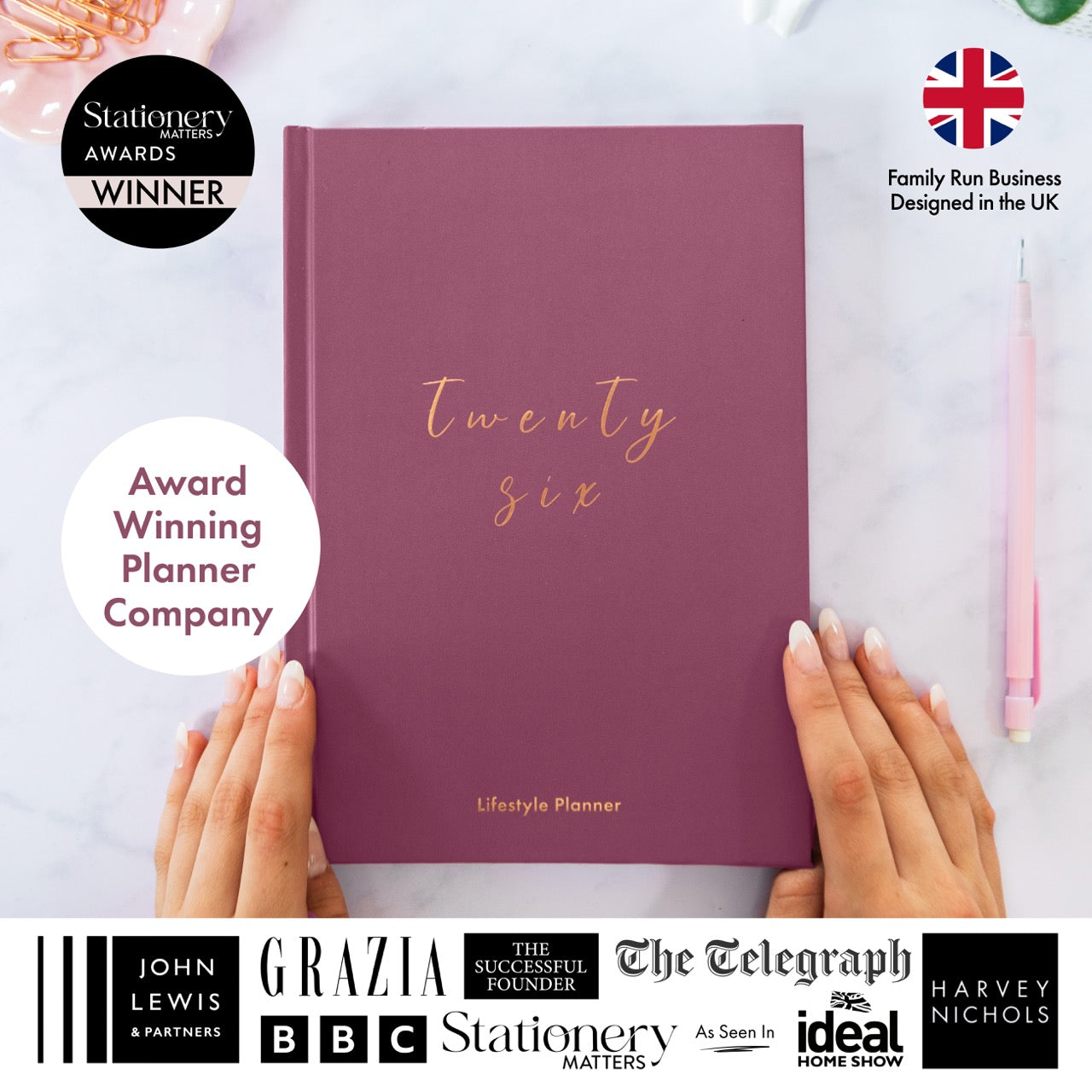 2026 Productivity & Lifestyle Planner - Mauve - SOLD OUT image 6