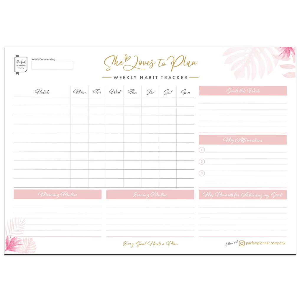 Habit Tracker Desk Pad image 0