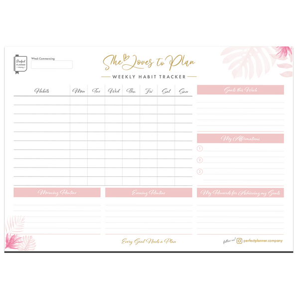 Habit Tracker Desk Pad image 0