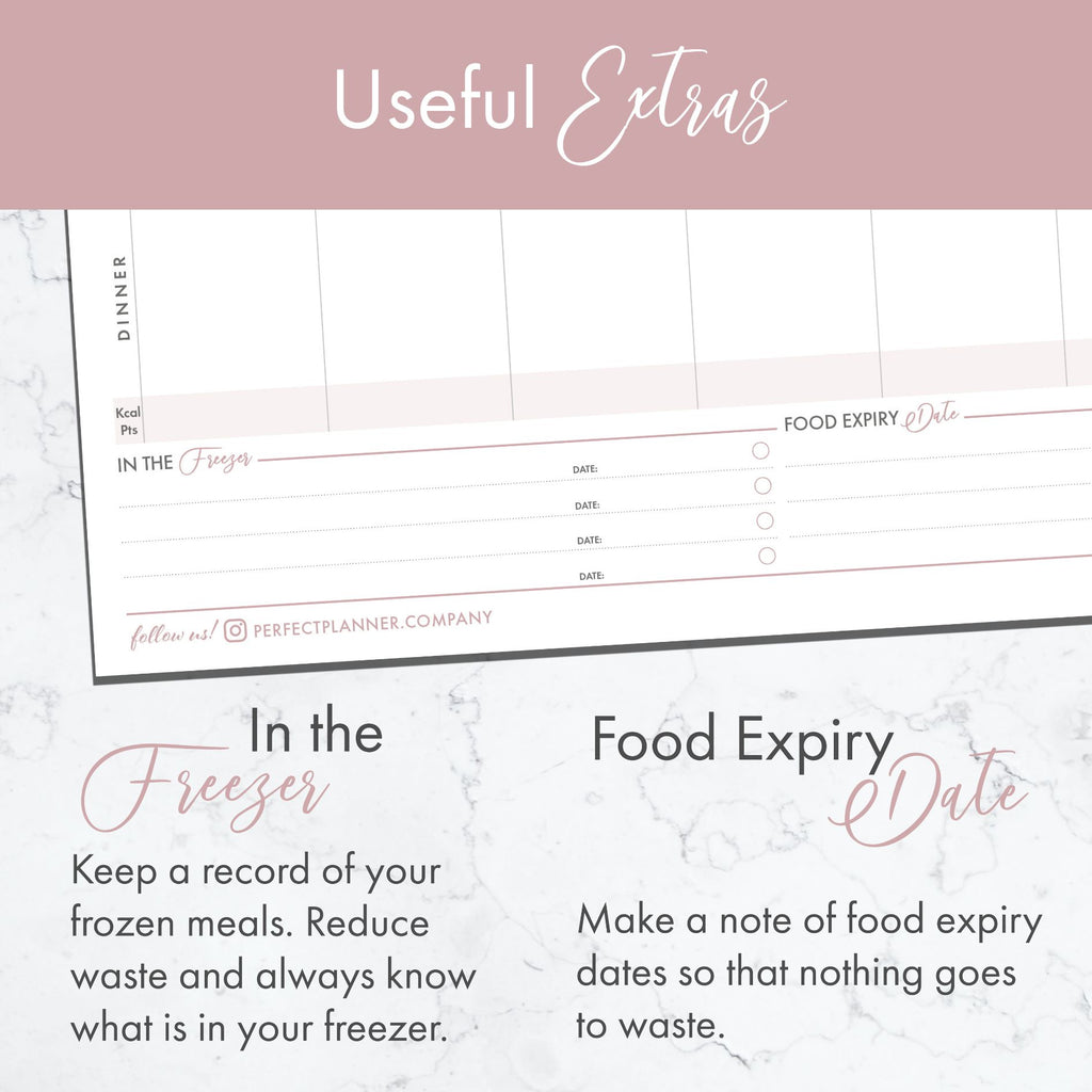 Meal Planner Magnetic Pad - Dusky image 4