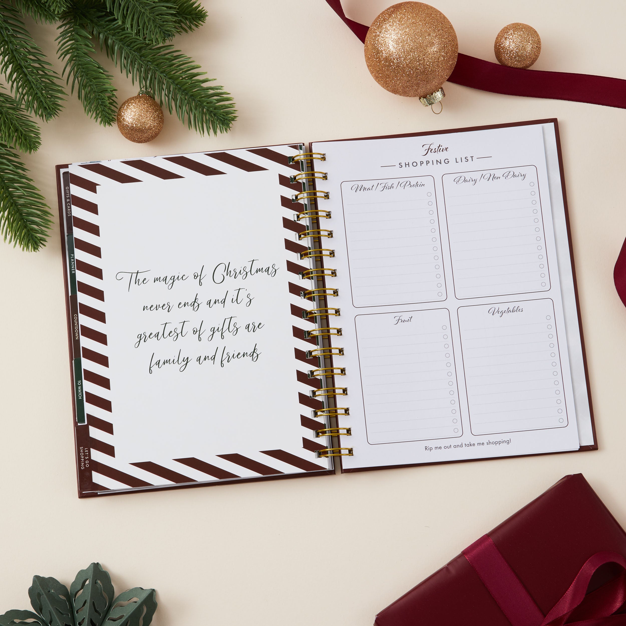 Christmas Planner - Mulberry image 7