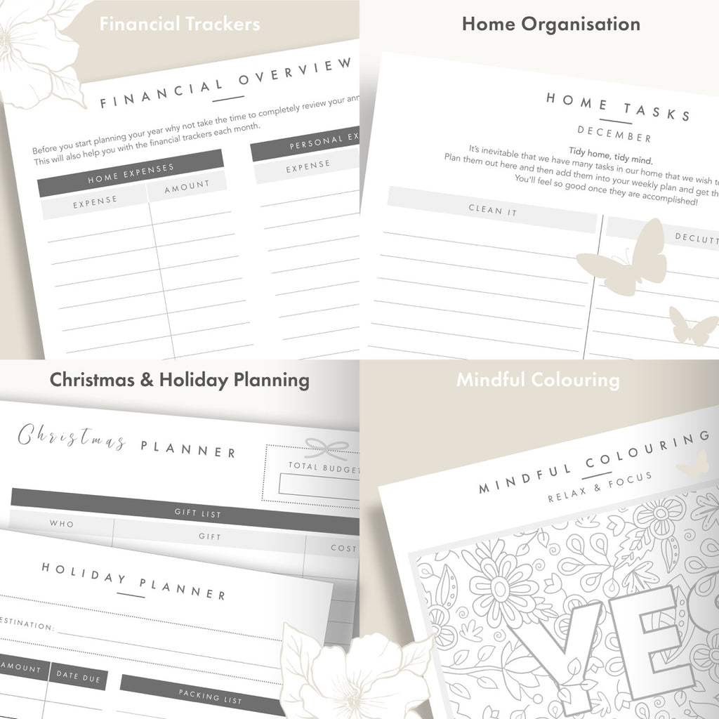 2026 Productivity & Lifestyle Planner - Stone image 8