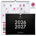 Wall Calendar 2026-2027 - Black image 0