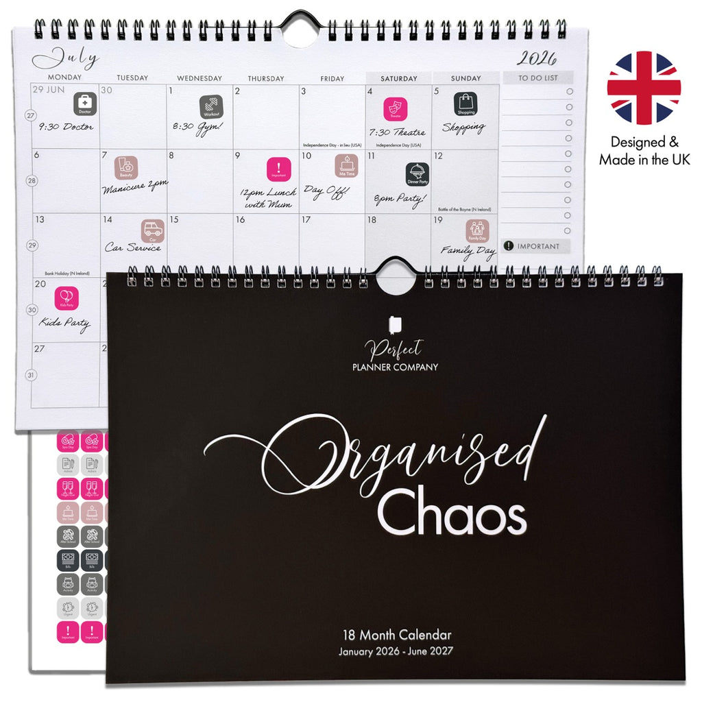 Wall Calendar 2026-2027 - Organised Chaos image 0