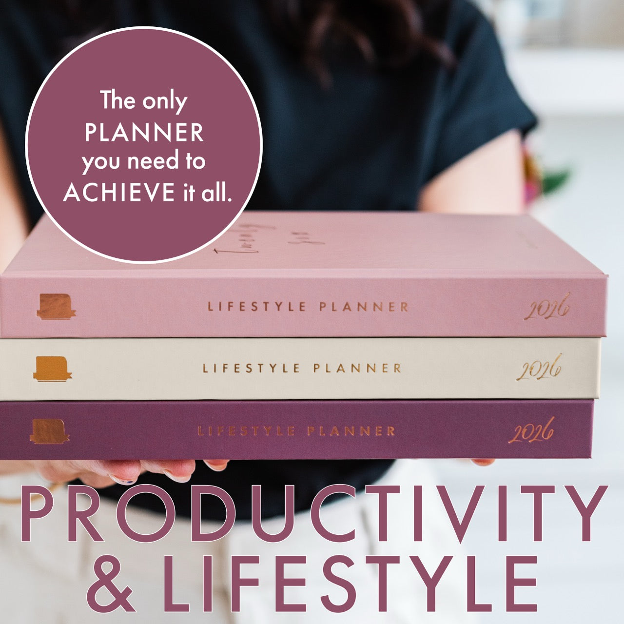 2026 Productivity & Lifestyle Planner - Mauve - SOLD OUT image 2